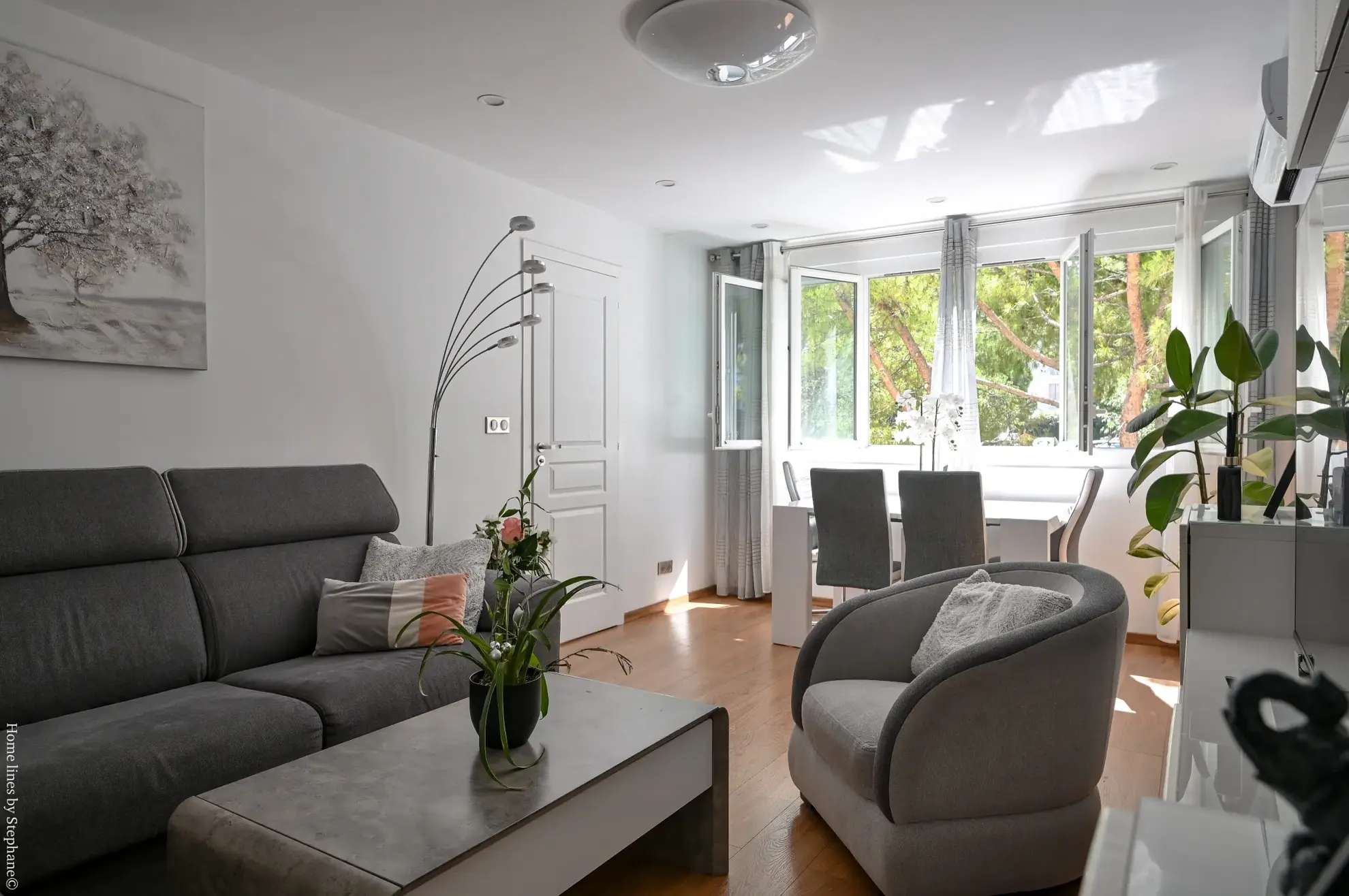 Appartement familial de 92m² à Saint Tronc, résidence sécurisée avec parking à Marseille 
