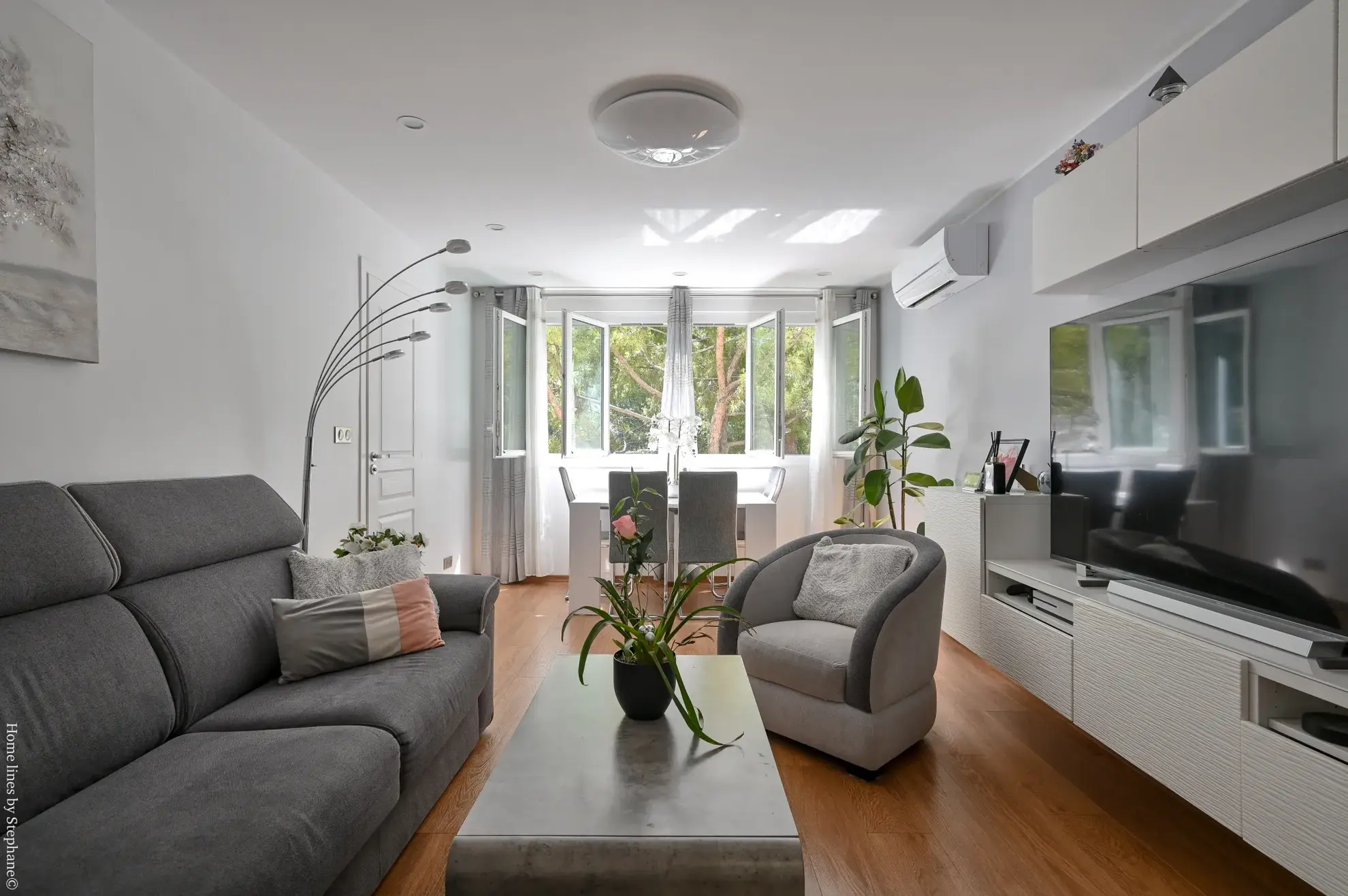 Appartement familial de 92m² à Saint Tronc, résidence sécurisée avec parking à Marseille 