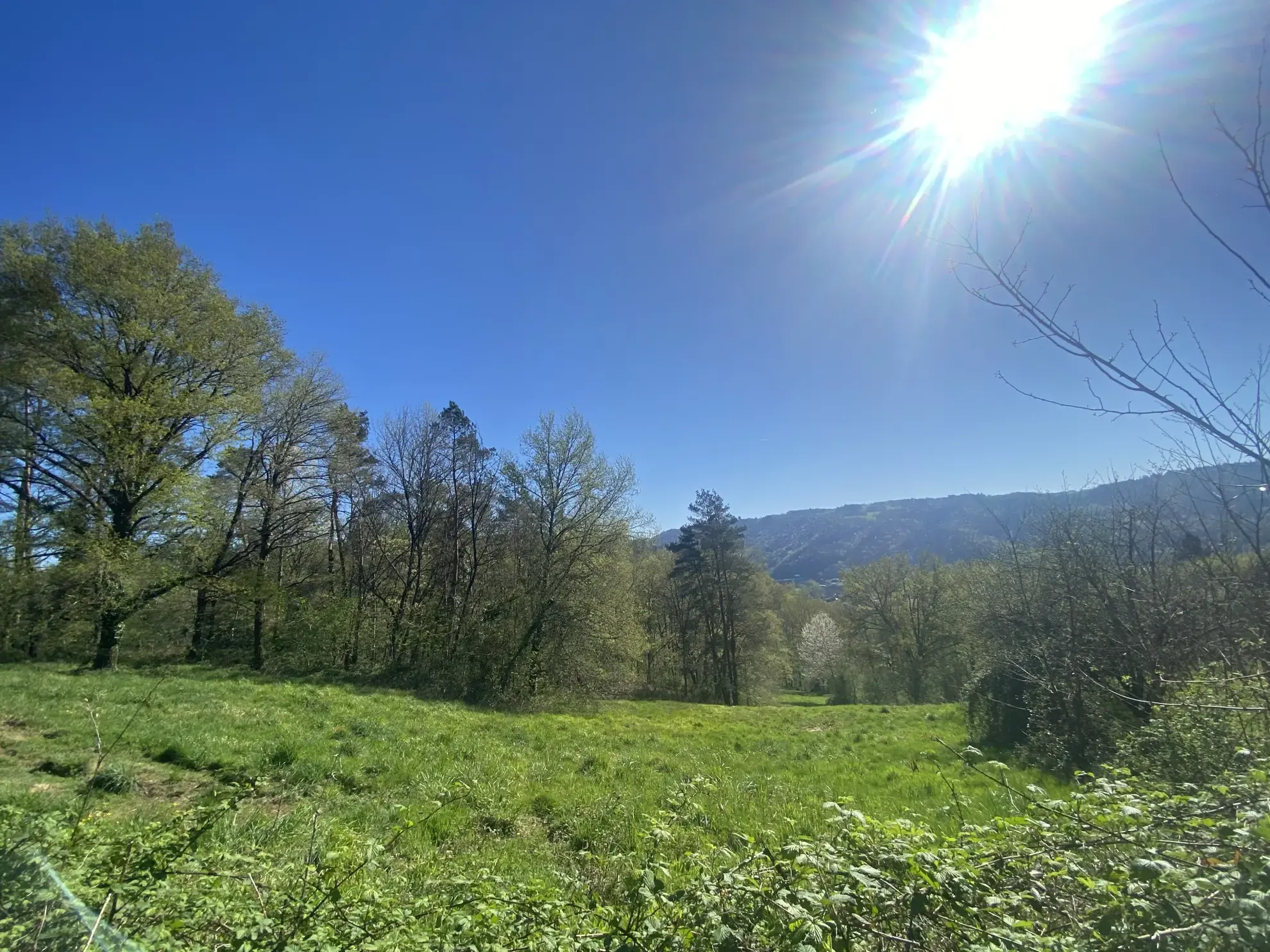 Terrain à bâtir avec vue panoramique sur la vallée à Argant-sur-Dordogne 