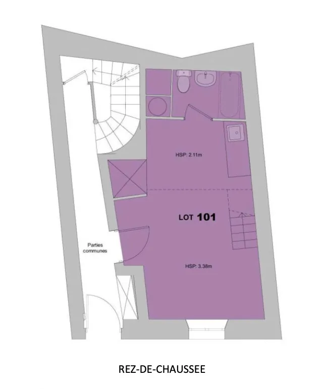 Studio à Bordeaux Saint Michel – Opportunité d'investissement avec locataire en place 