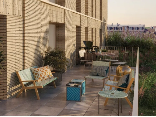 Studio à Ivry-sur-Seine de 34,8 m² avec balcon, livraison 2027 - TVA réduite