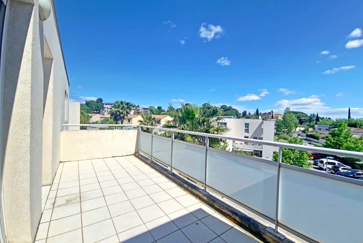 Appartement 3 pièces avec terrasse à Montpellier Marquerose 