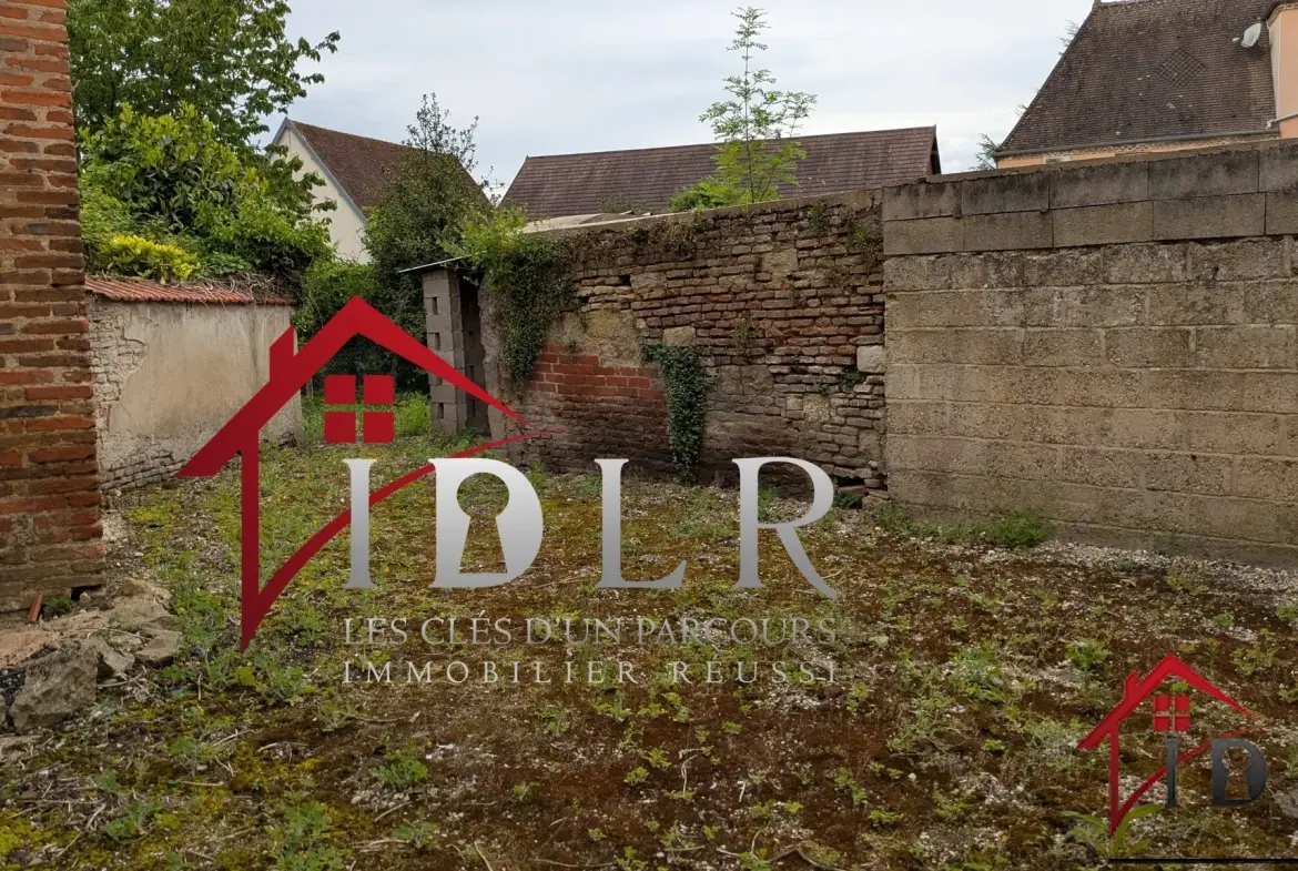 Immeuble de 190m² à rénover au centre-ville avec jardin à Chaussin 