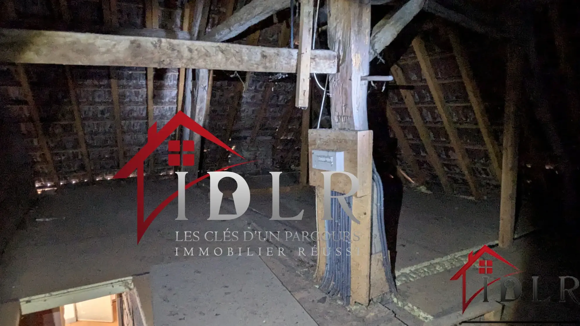 Immeuble de 190m² à rénover au centre-ville avec jardin à Chaussin 
