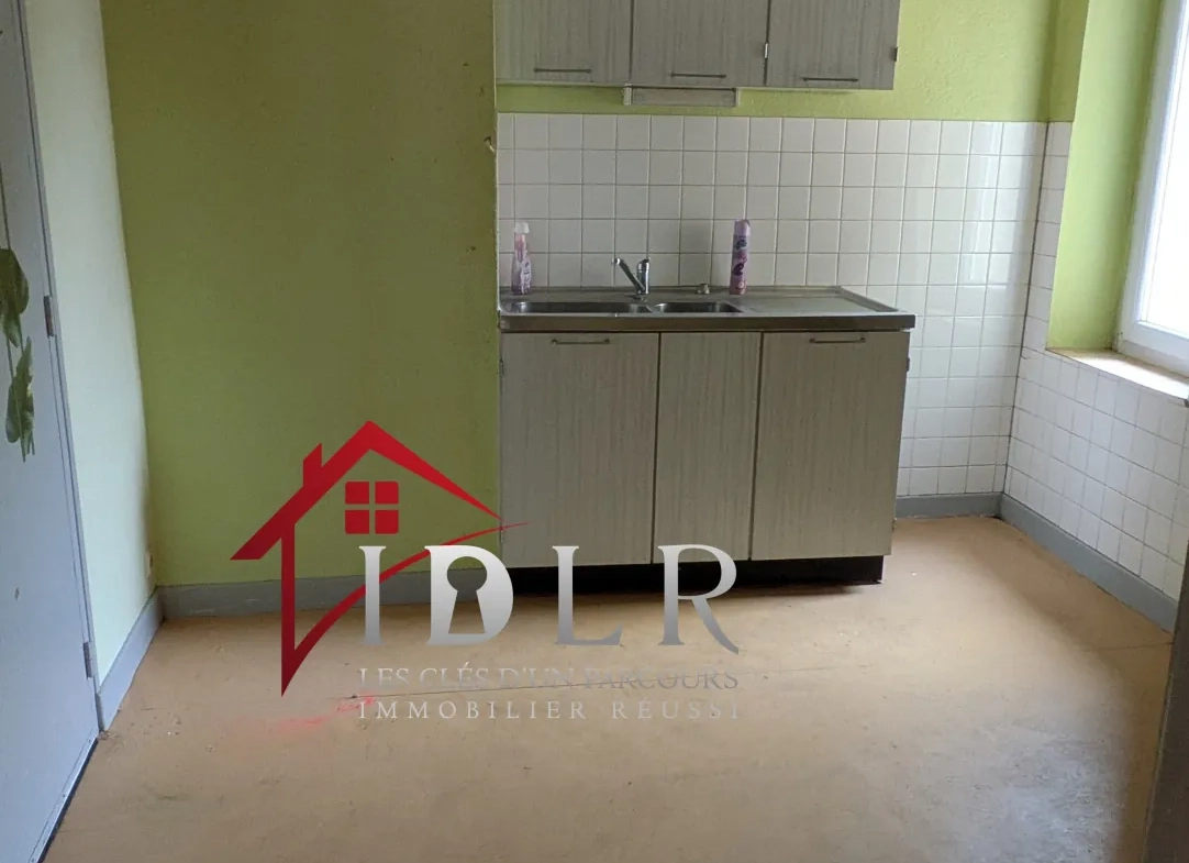 Immeuble de 190m² à rénover au centre-ville avec jardin à Chaussin 
