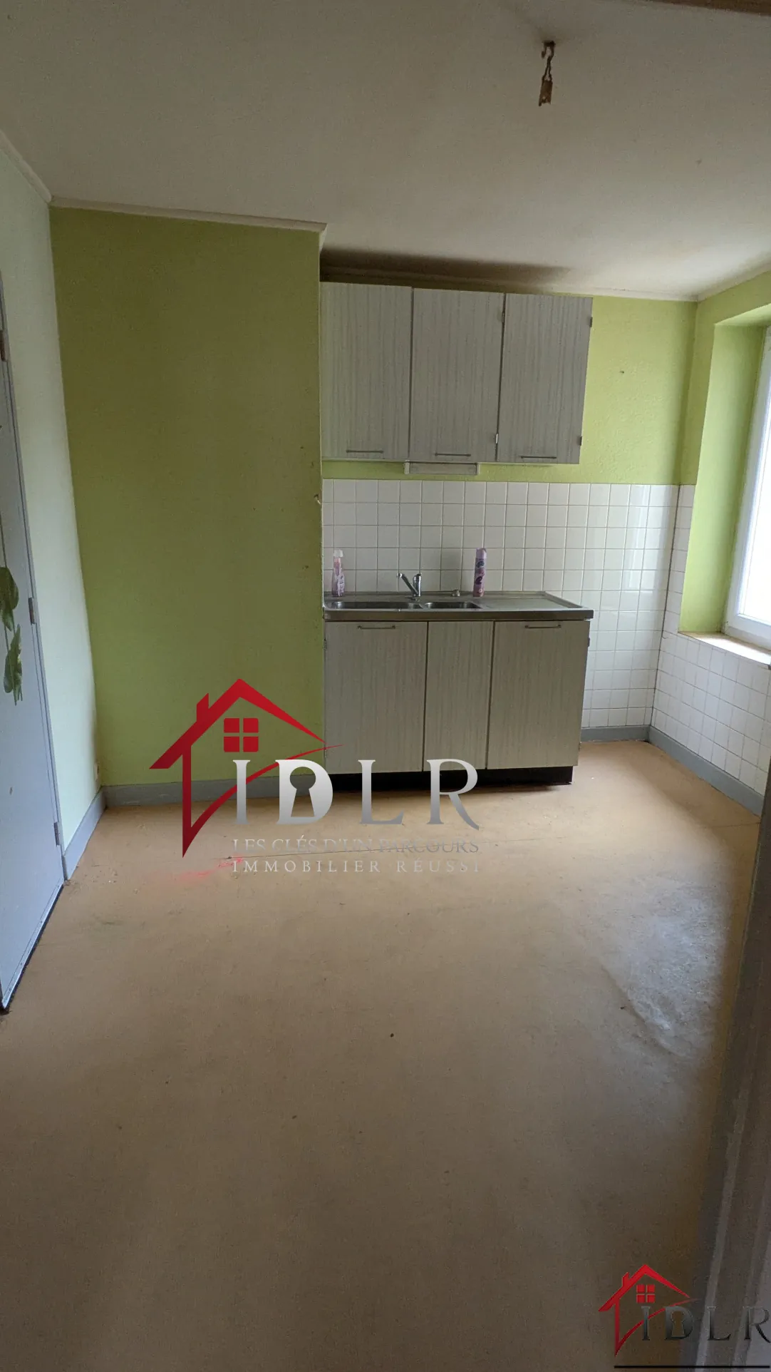 Immeuble de 190m² à rénover au centre-ville avec jardin à Chaussin 