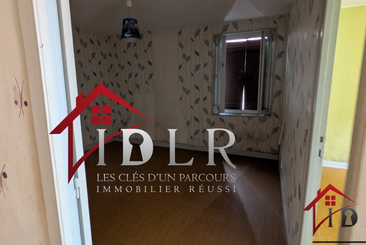 Immeuble de 190m² à rénover au centre-ville avec jardin à Chaussin 