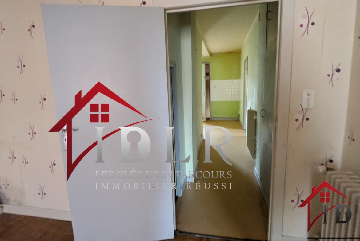 Immeuble de 190m² à rénover au centre-ville avec jardin à Chaussin 