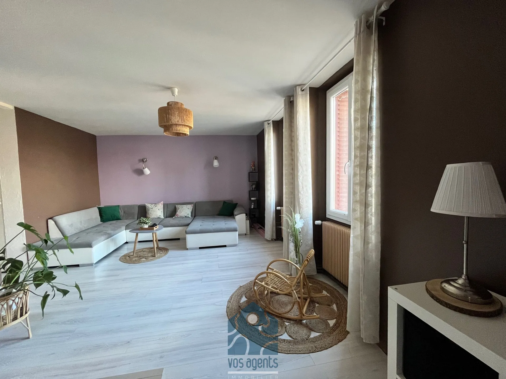 Maison 5 pièces avec garage, cave, terrain et terrasse à Saint-Bonnet-Près-Riom 