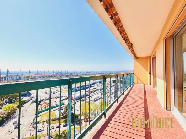 Appartement T4 avec vue panoramique à Nice Saint Augustin, récent et sécurisé 