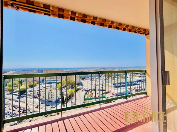 Appartement T4 avec vue panoramique à Nice Saint Augustin, récent et sécurisé
