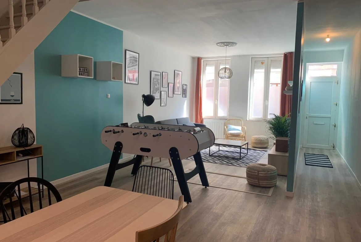 Investissement immobilier à Roubaix : Immeuble avec 4 chambres en colocation, rentabilité 10% 