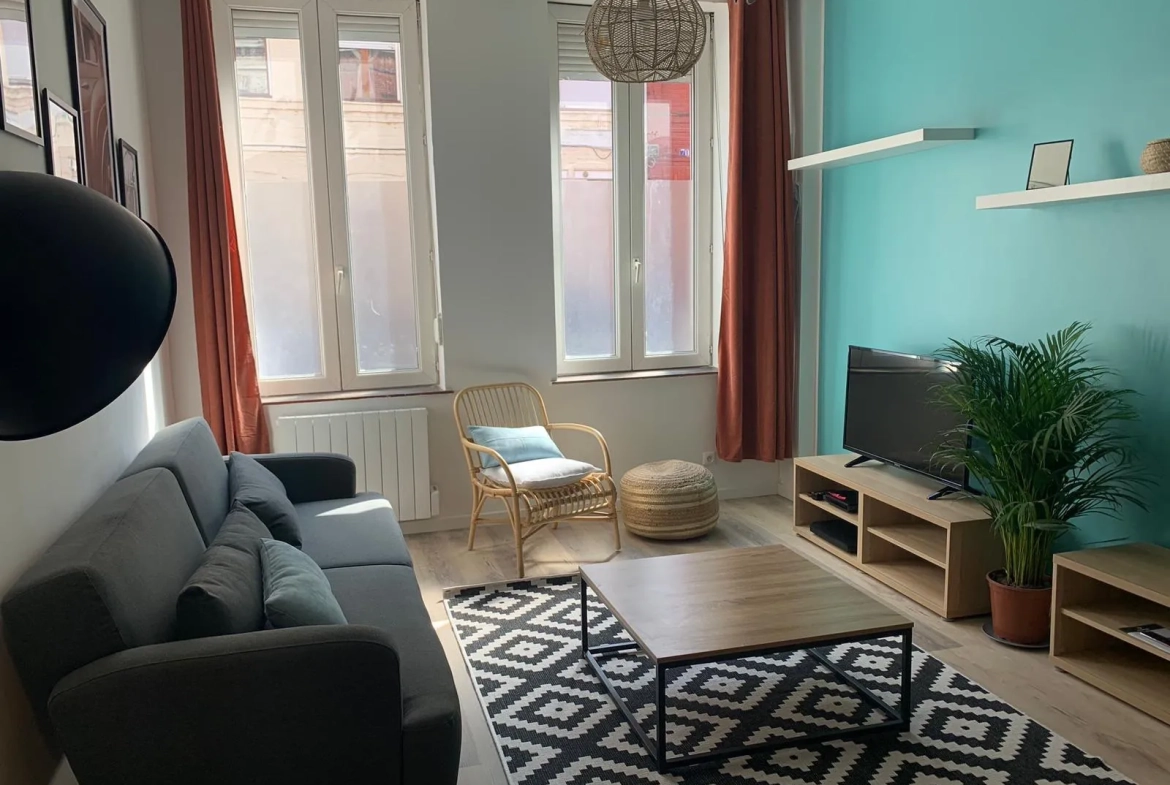 Investissement immobilier à Roubaix : Immeuble avec 4 chambres en colocation, rentabilité 10% 