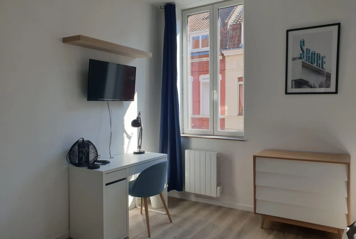 Investissement immobilier à Roubaix : Immeuble avec 4 chambres en colocation, rentabilité 10% 