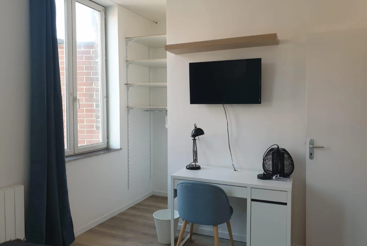 Investissement immobilier à Roubaix : Immeuble avec 4 chambres en colocation, rentabilité 10% 