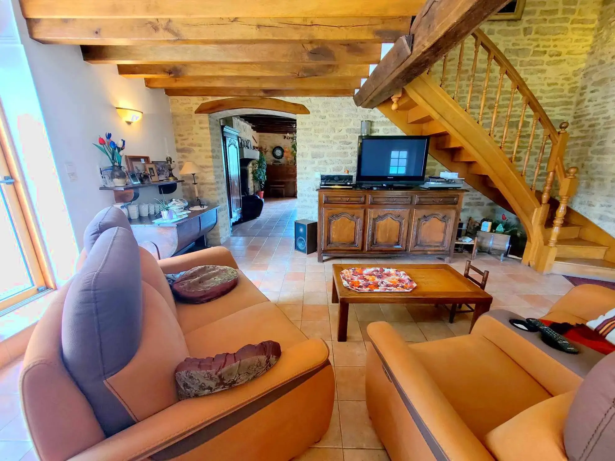 Longère de 166 m2 à vendre proche d'Alençon avec garage et terrasse 