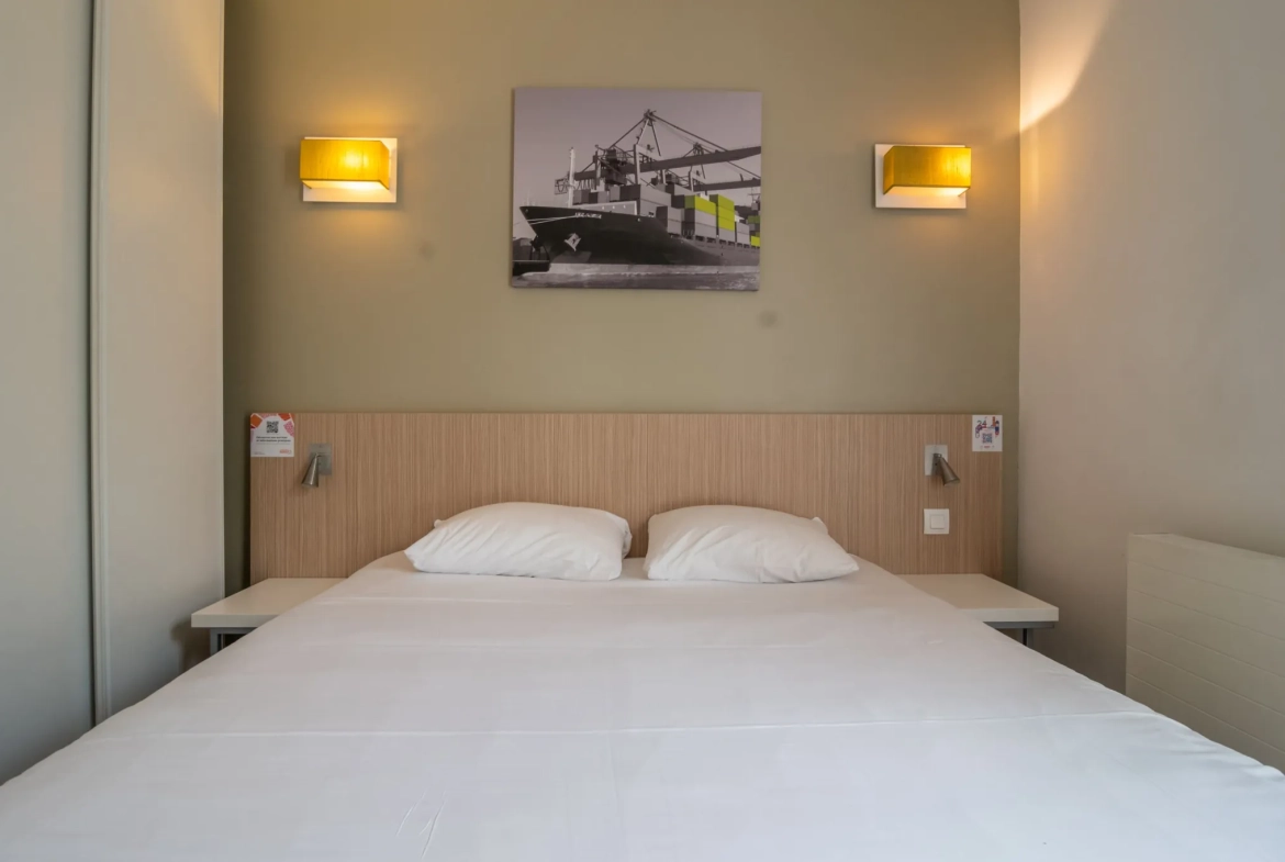 Studio en résidence de tourisme 3 étoiles au Havre - Investissement rentable LMNP 