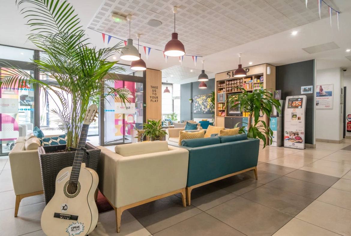 Studio en résidence de tourisme 3 étoiles au Havre - Investissement rentable LMNP 