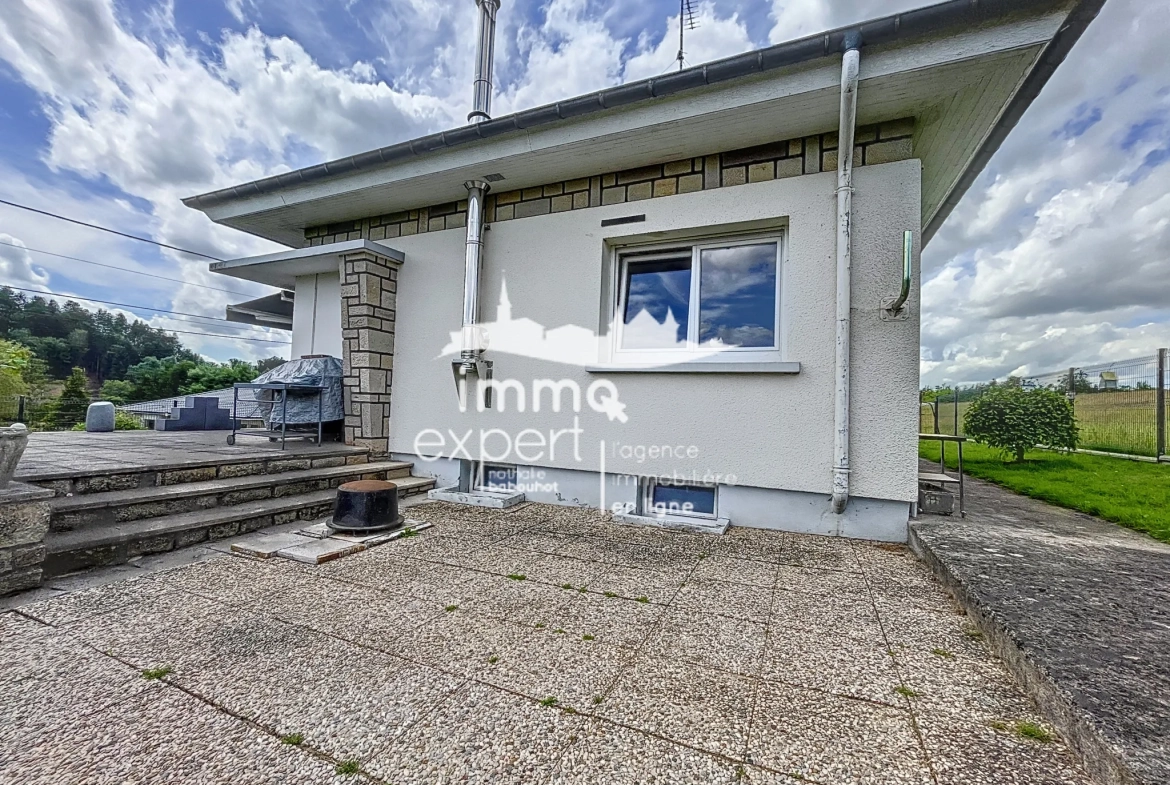 Maison indépendante avec sous-sol, garage et terrasse à proximité d'Épinal 