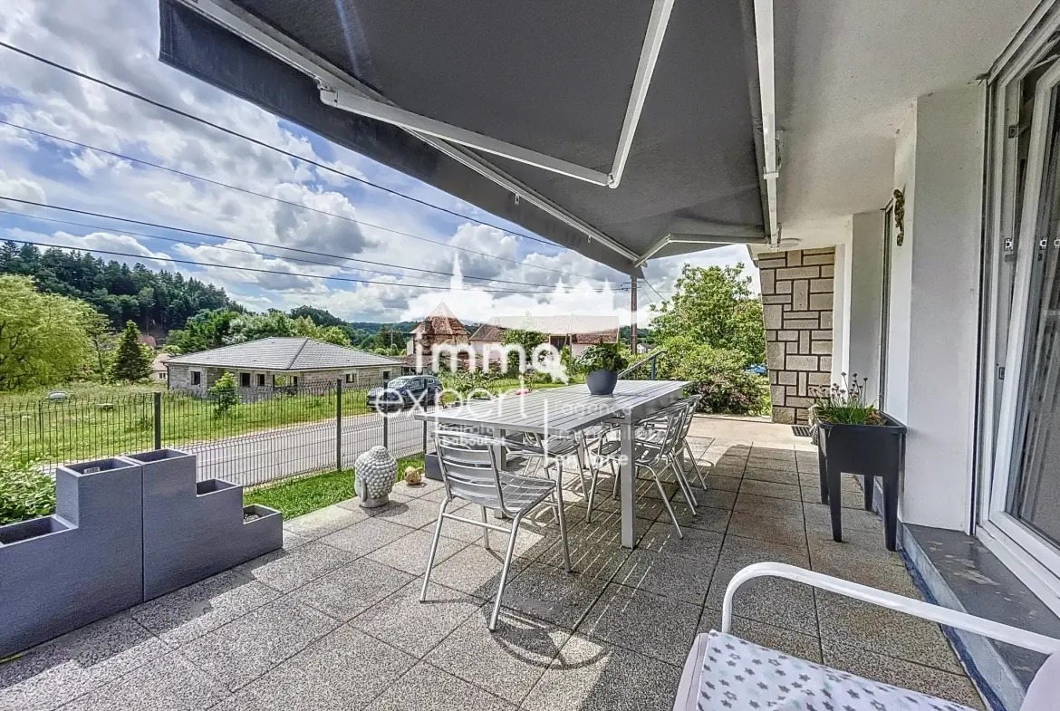 Maison indépendante avec sous-sol, garage et terrasse à proximité d'Épinal 