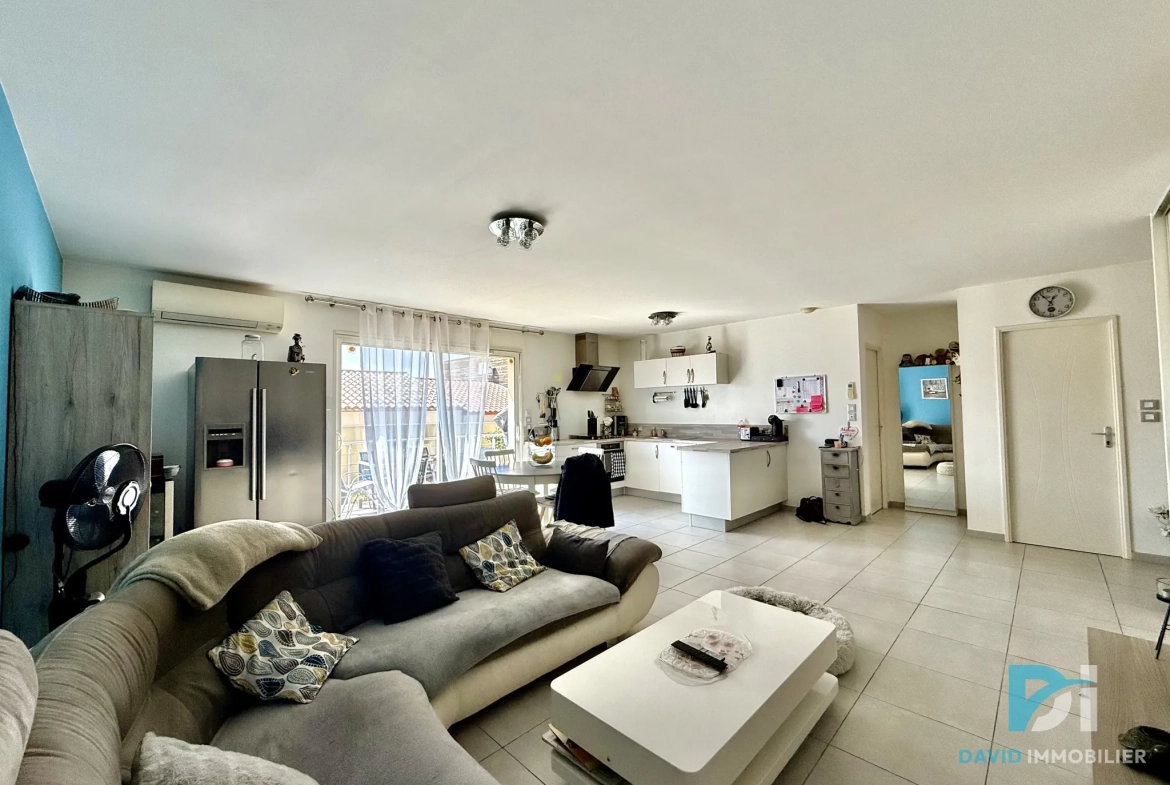 Villa moderne de plain-pied avec piscine à St Thibery - 75 m² 