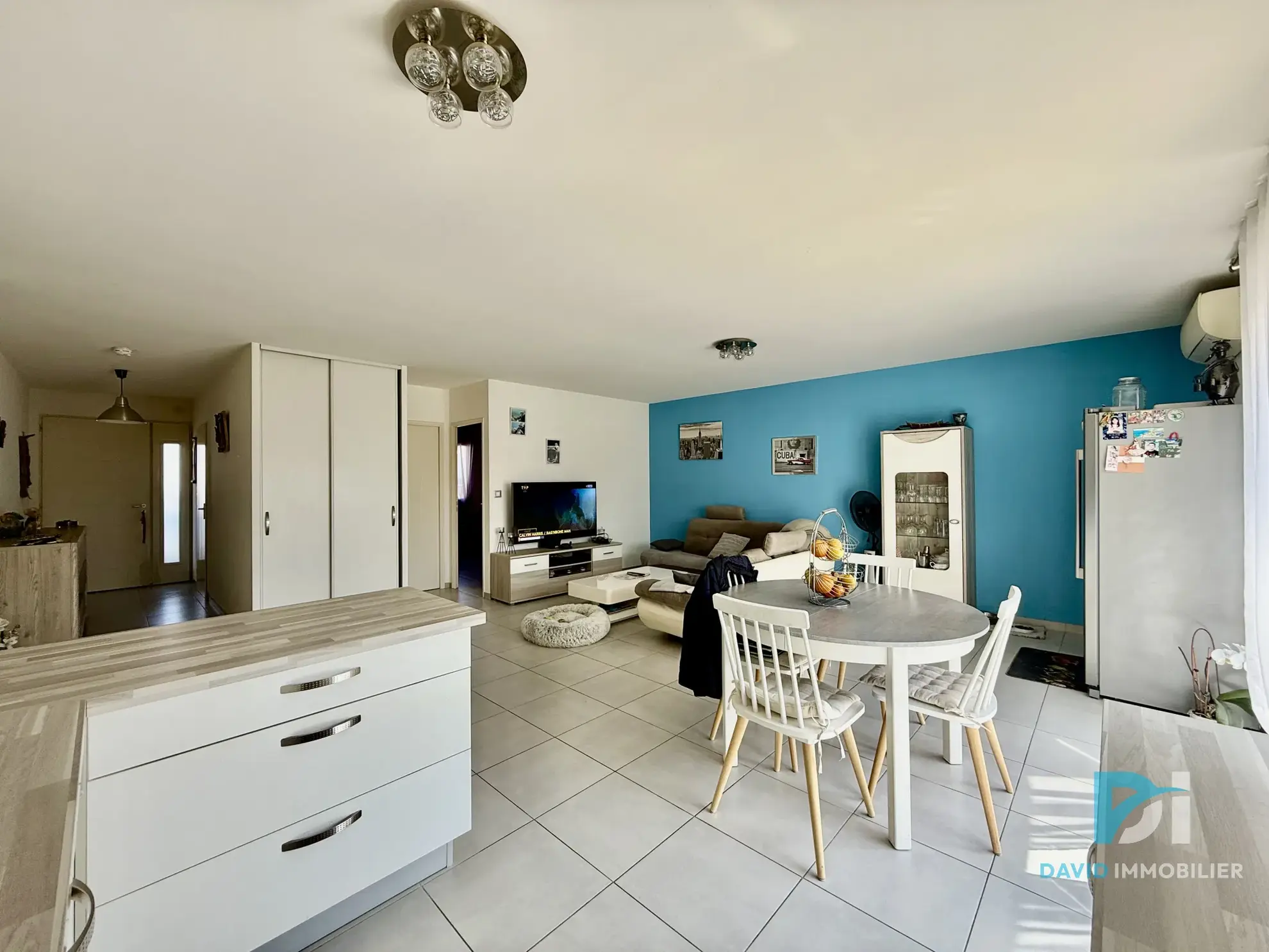 Villa moderne de plain-pied avec piscine à St Thibery - 75 m² 