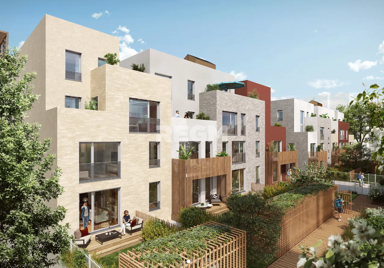 Appartement 2 pièces neuf à Romainville avec résidence sécurisée et livraison en 2025 