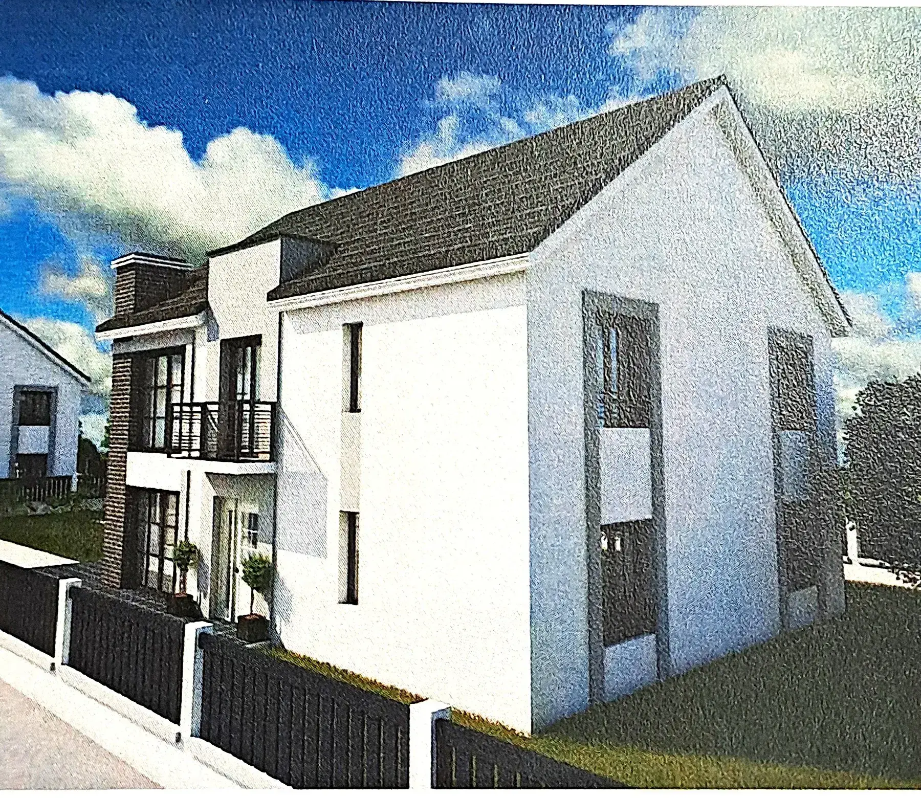 Terrain constructible à Gellainville de 750 m² avec permis de construire accepté 