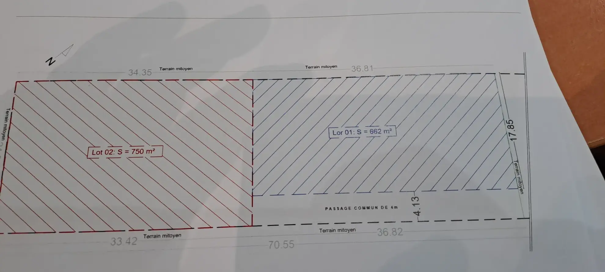 Terrain constructible à Gellainville de 750 m² avec permis de construire accepté 