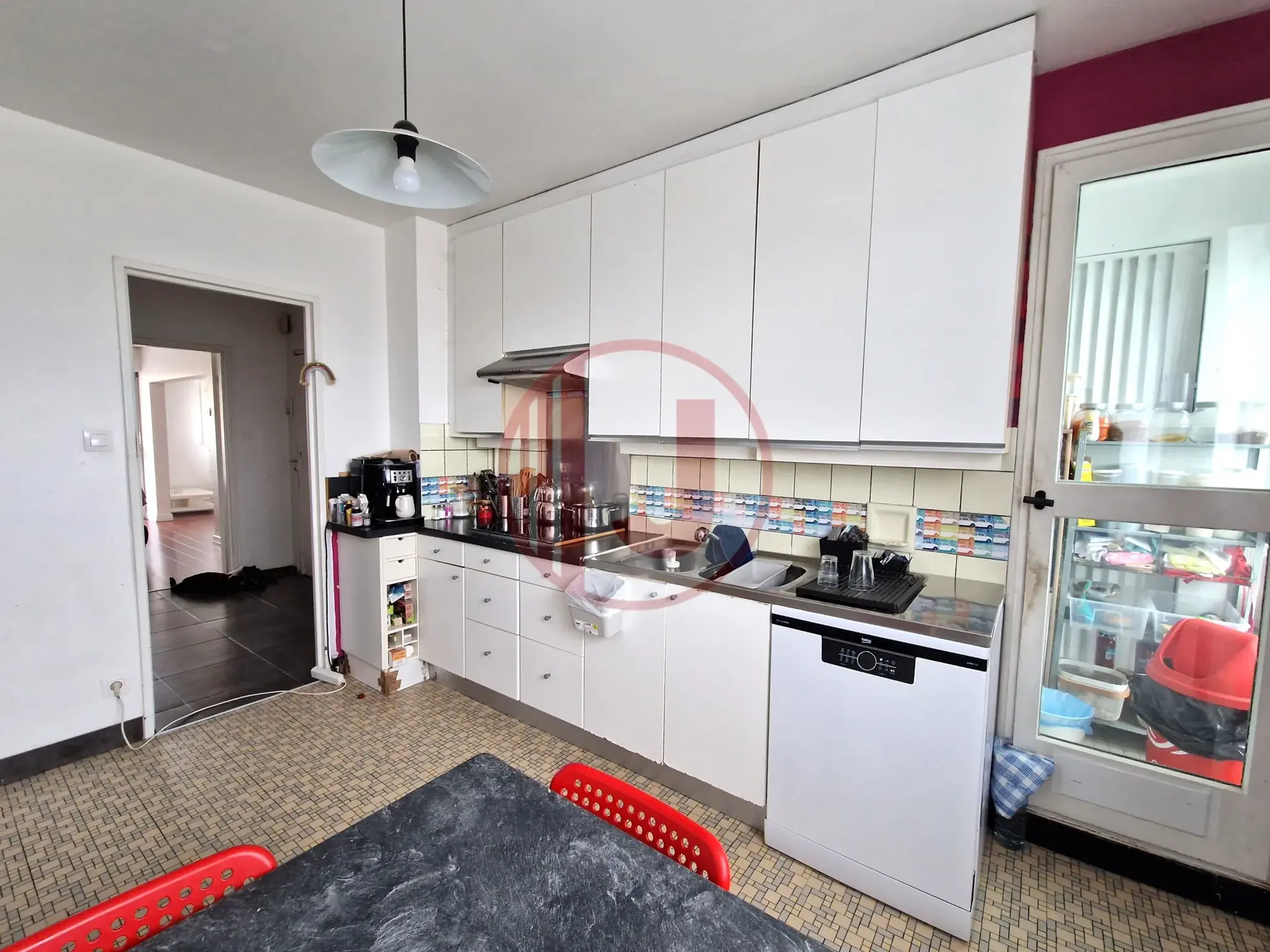 Appartement F5 spacieux en plein centre de Mulhouse avec balcon et loggia 