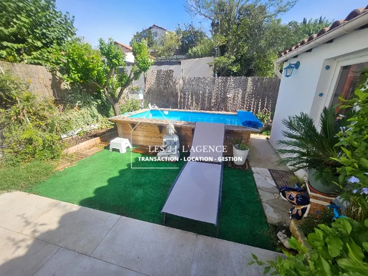 Appartement T2 avec jardin à Marseille - Beau espace extérieur et faibles charges 