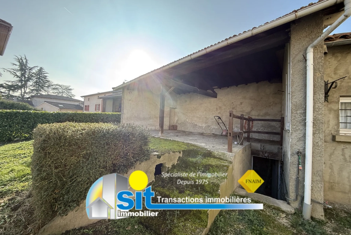 Charmante maison de village à Chonas L'Amballan avec potentiel d'investissement 