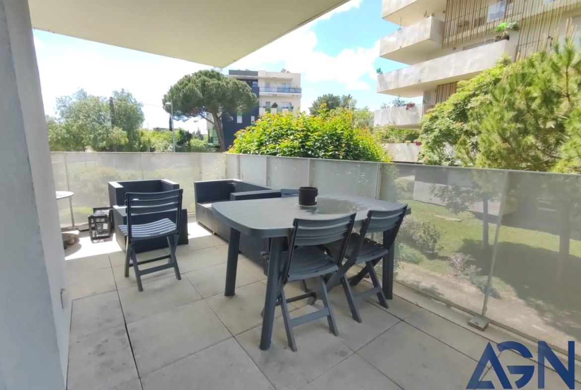 Bel appartement T2 de 50,8 m² avec terrasse à Montpellier 