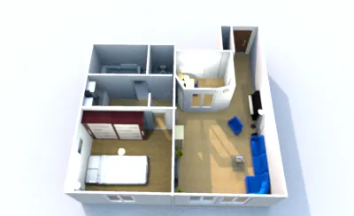 Appartement 2-3 pièces de 50 m² à Nice proche plage et environnement calme 