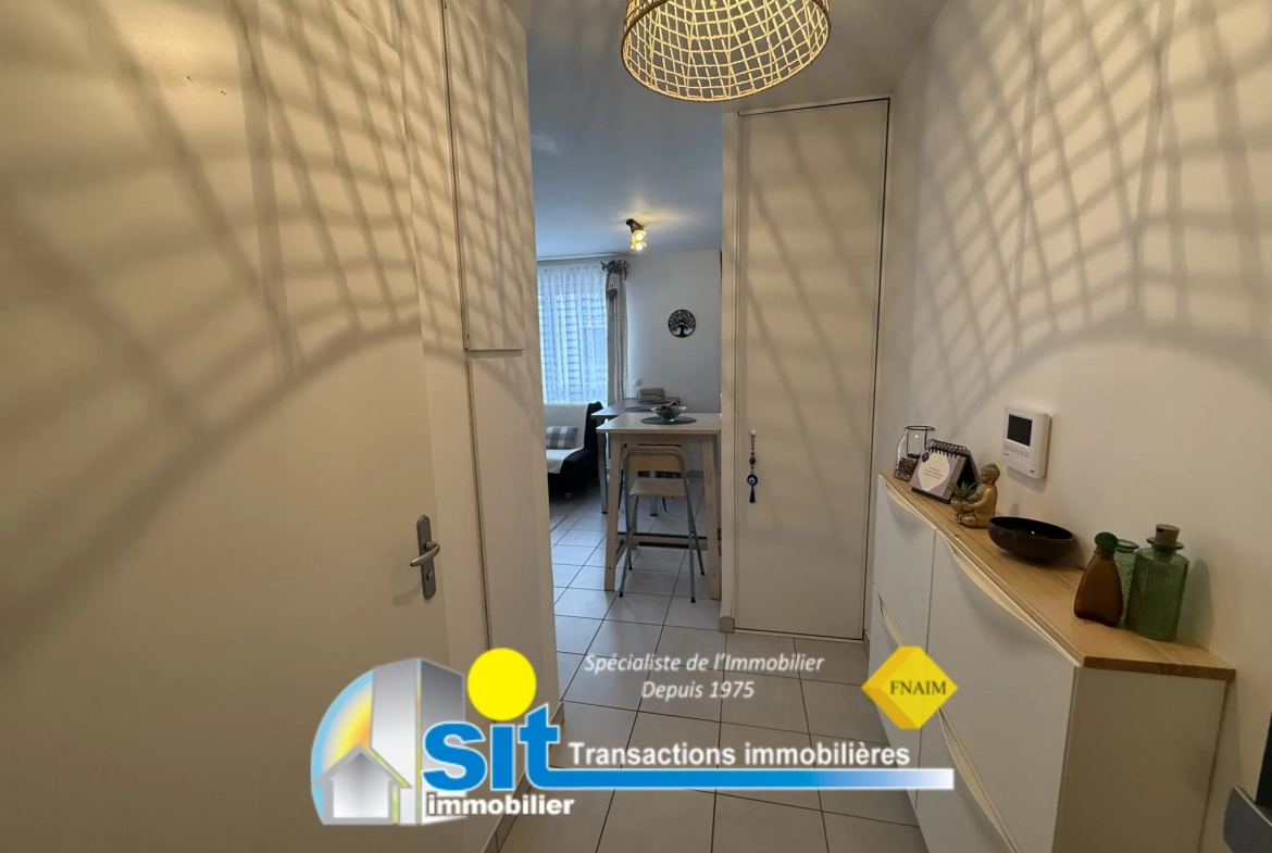 Vente d'un appartement de 40 m² avec terrasse et garage à Vienne Estressin 
