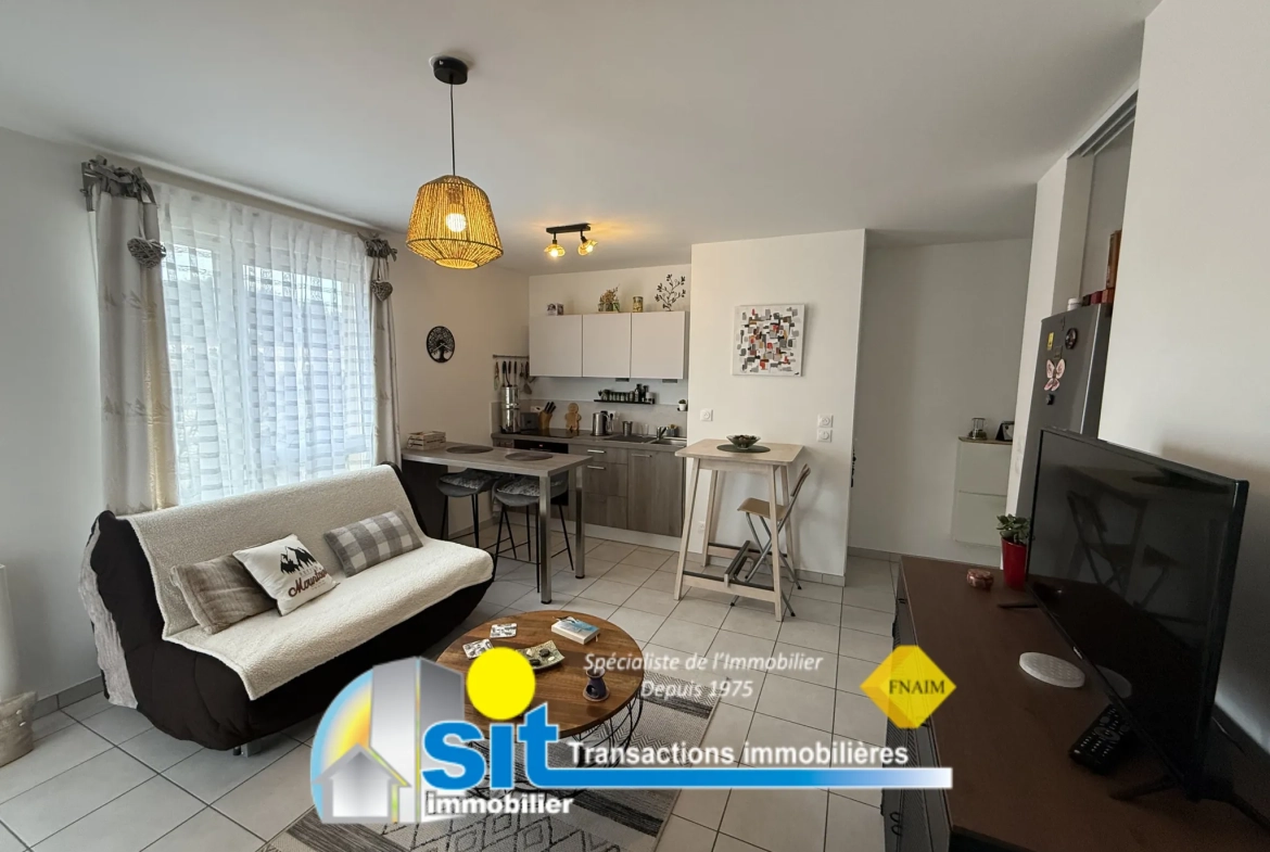 Vente d'un appartement de 40 m² avec terrasse et garage à Vienne Estressin 
