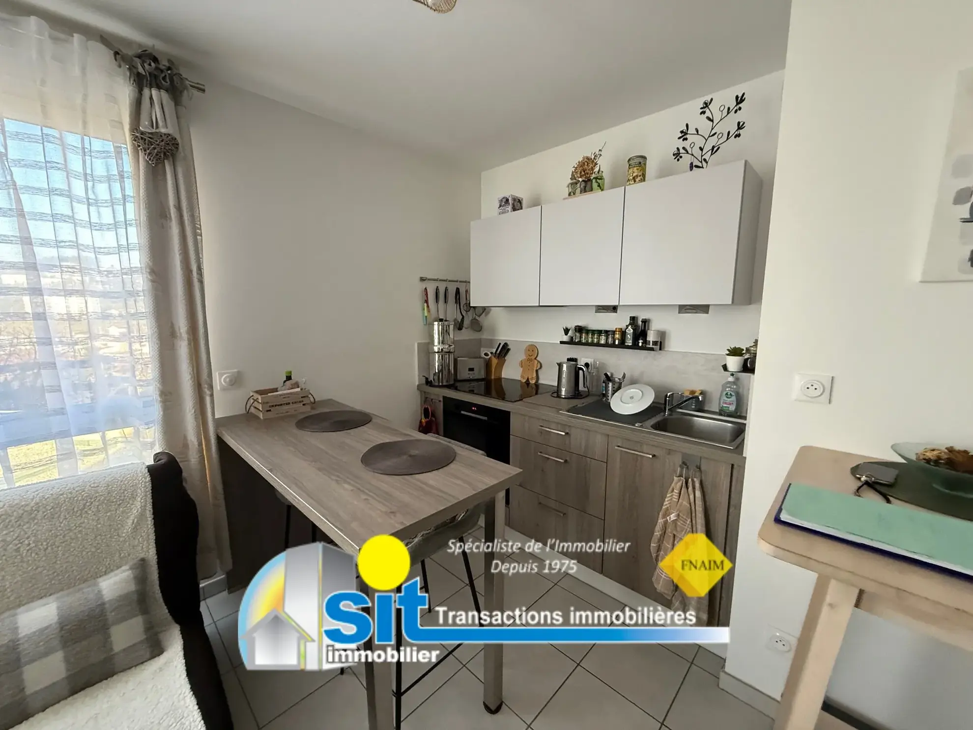 Vente d'un appartement de 40 m² avec terrasse et garage à Vienne Estressin 