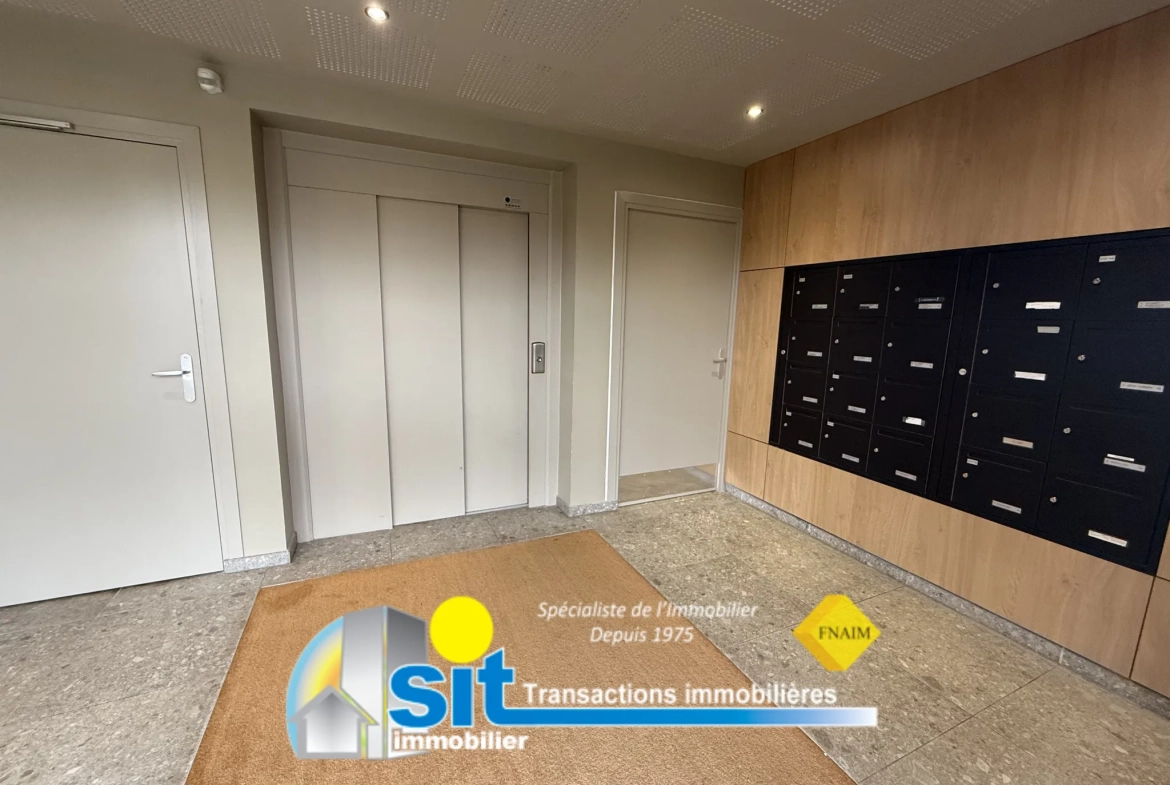 Vente d'un appartement de 40 m² avec terrasse et garage à Vienne Estressin 