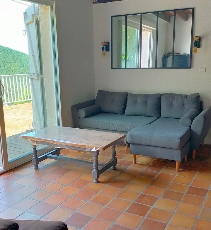 Maison de montagne de 120m² avec terrain à Massat, exposée sud 