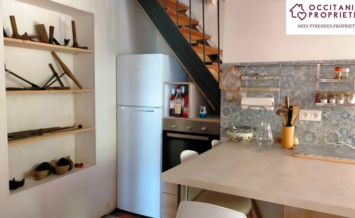 Maison de montagne de 120m² avec terrain à Massat, exposée sud 