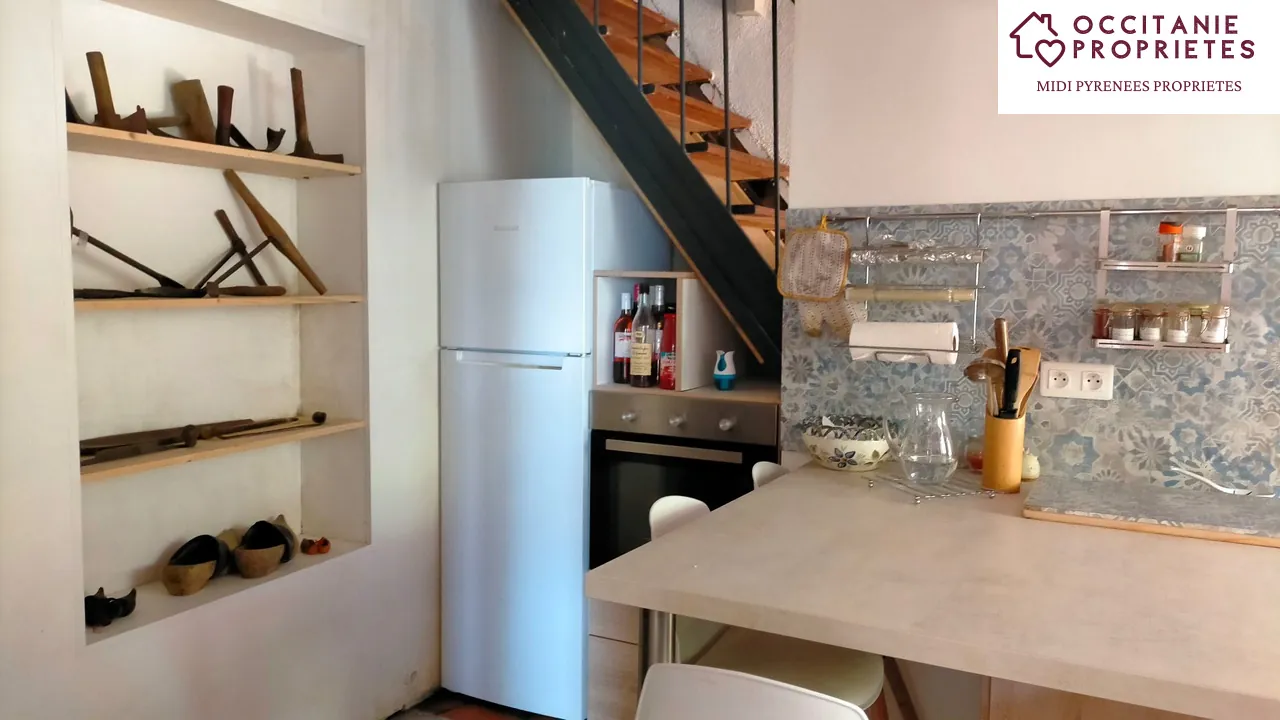 Maison de montagne de 120m² avec terrain à Massat, exposée sud 