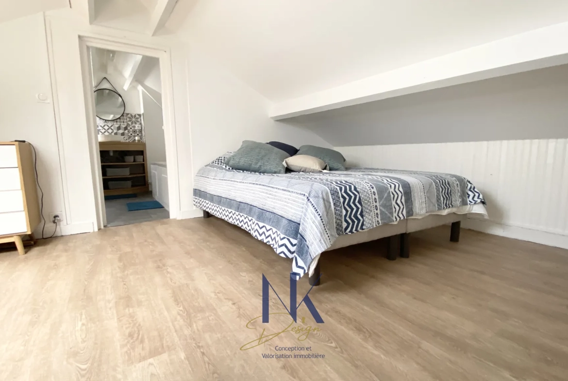 Appartement T2 en duplex à Saint-Malo, proximité plage, investissement idéal 