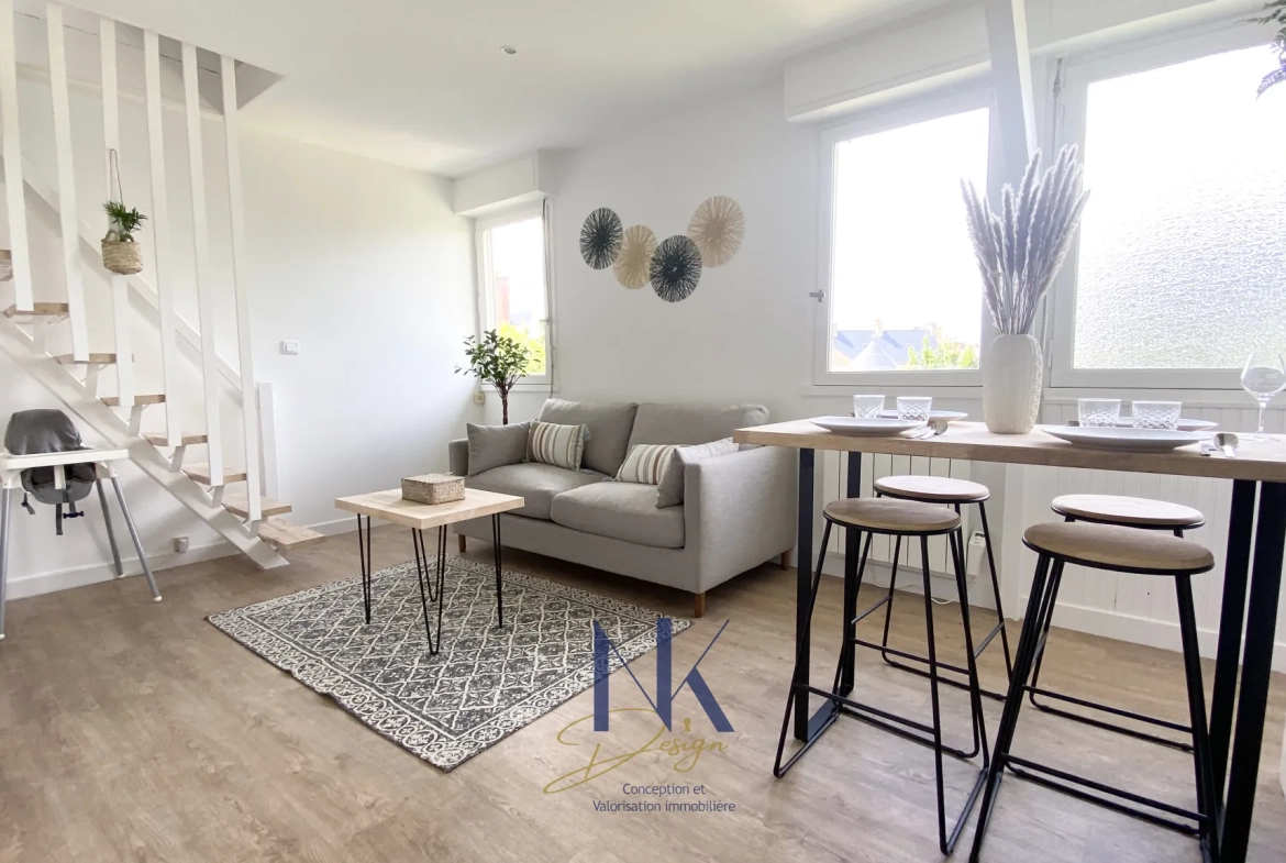 Appartement T2 en duplex à Saint-Malo, proximité plage, investissement idéal 