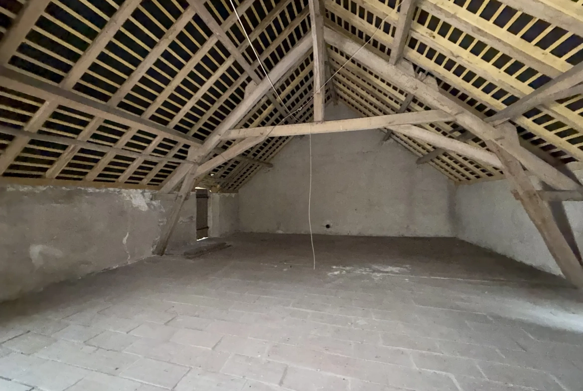 Ferme à rénover avec grange et terrain constructible à Preuilly 