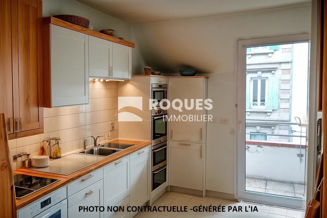 Appartement T3 à Millau avec terrasse, cave et parking 