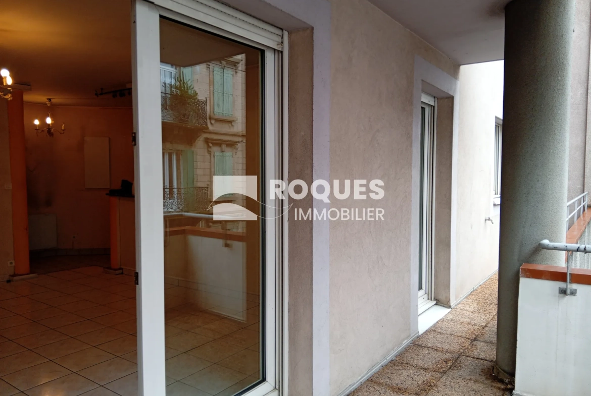 Appartement T3 à Millau avec terrasse, cave et parking 