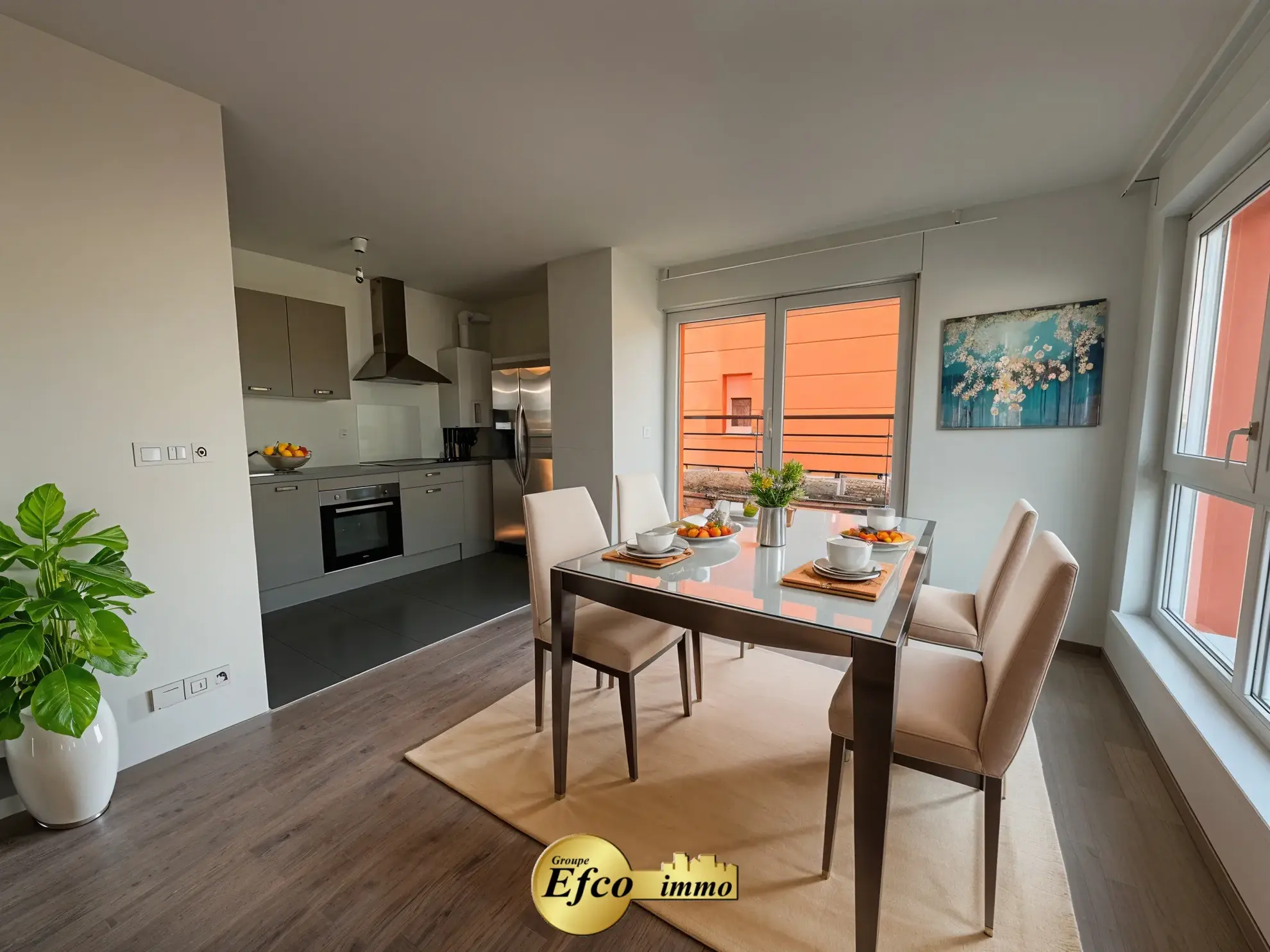 Appartement 2 pièces de 51,89 m² à Saint-Louis avec terrasse et parking 