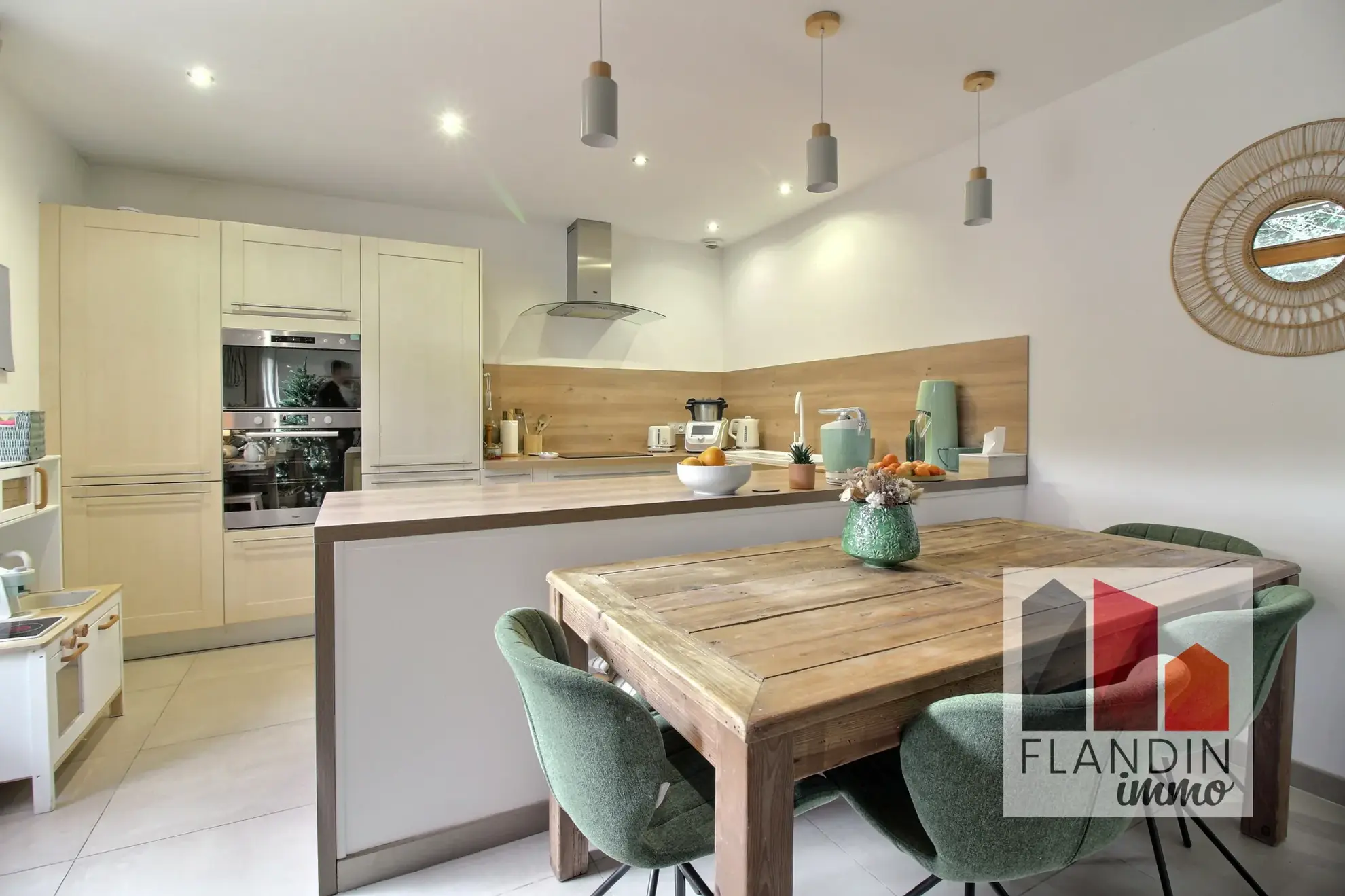Appartement avec jardin et terrasse en centre-ville de Vernaison 