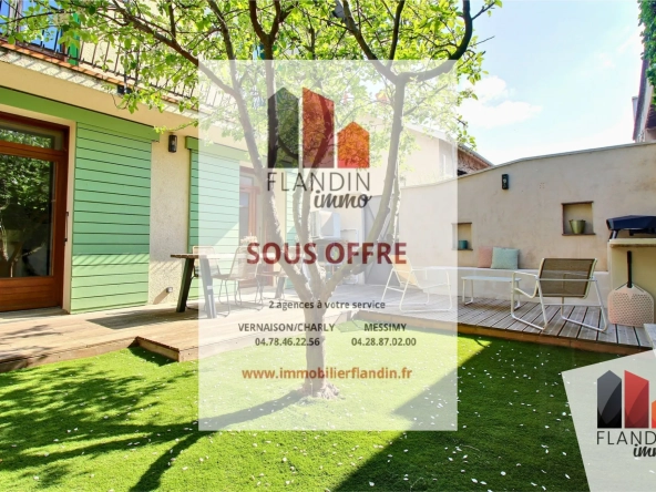 Appartement avec jardin et terrasse en centre-ville de Vernaison