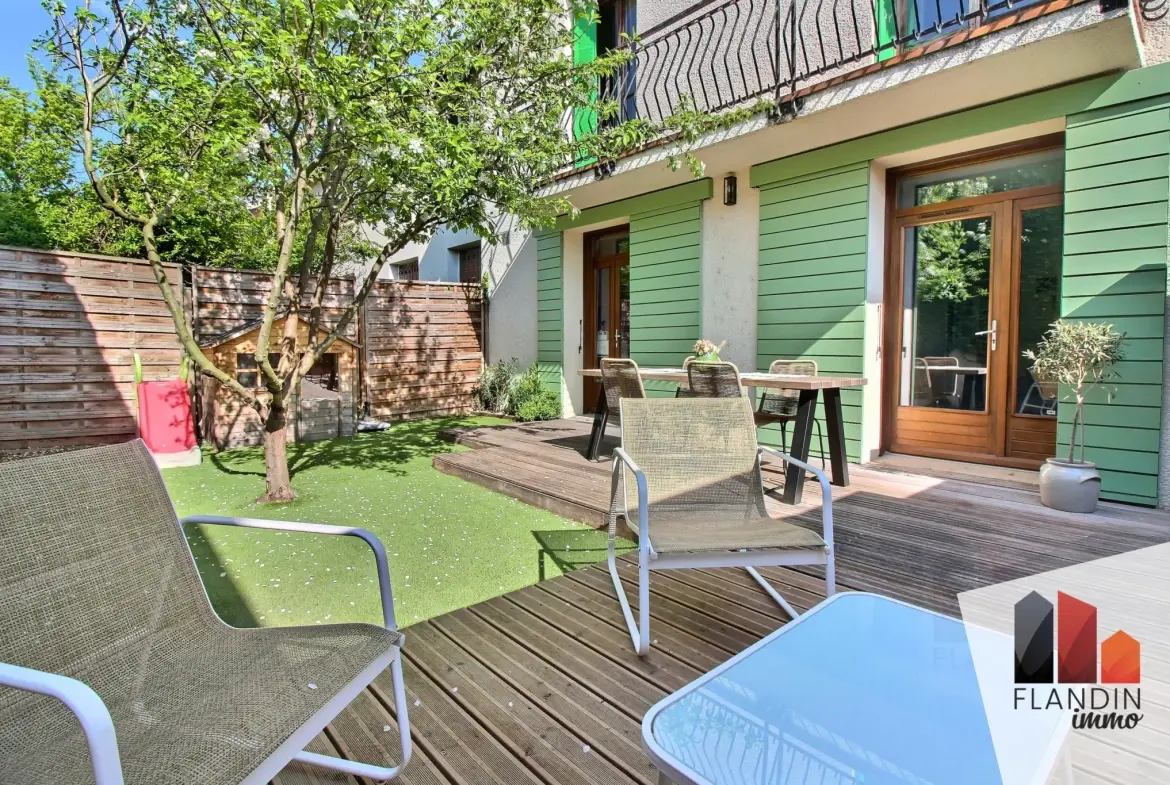 Appartement avec jardin et terrasse en centre-ville de Vernaison 
